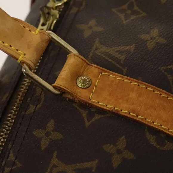 LOUIS VUITTON Monogram Keepall Bandouliere 50 Boston Bag M41416 LV Auth 125289 - Picture 10 of 16
